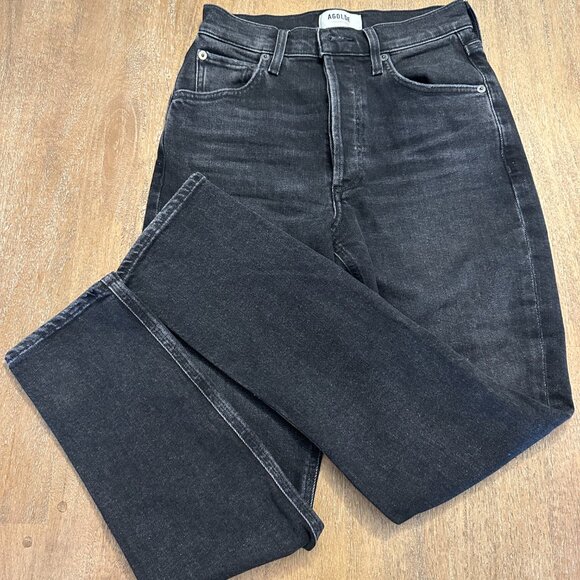 AGOLDE RILEY JEANS, SIZE 24 - Picture 3 of 4